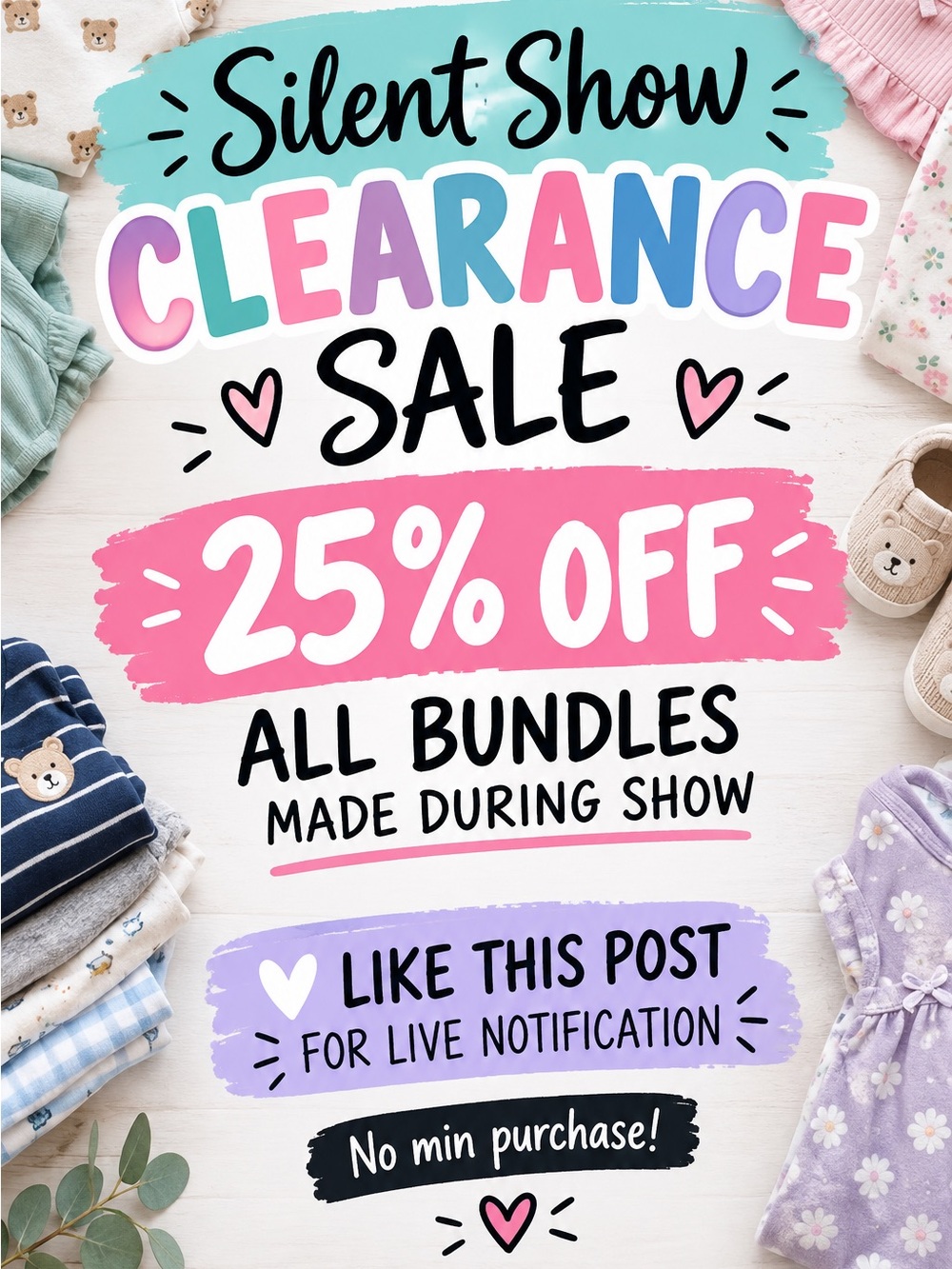 BBUC 25% OFF CLEARANCE SALE